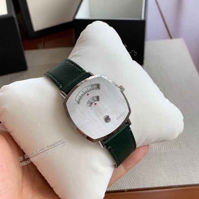 古馳皮帶手錶 Gucci新款中性石英腕表  gjs2148